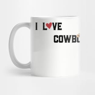 I Love Cowboys Mug